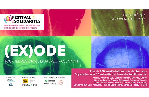 Le Festival des Solidarités vous donne rendez-vous en novembre en Bourgogne-Franche-Comté ! 