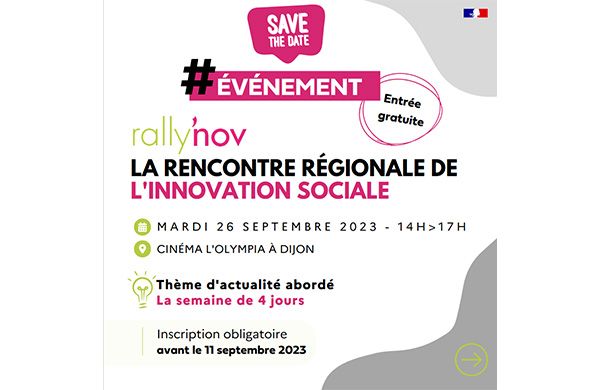 Participez à Rally'nov, la rencontre régionale de l'innovation sociale