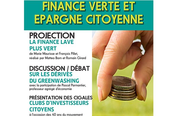 Finance verte et épargne citoyenne