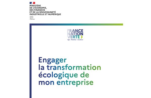 Dépliant Transformation Ecologique à destination des entreprises