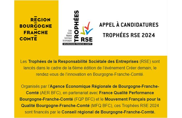 Appel à candidatures : Trophées RSE