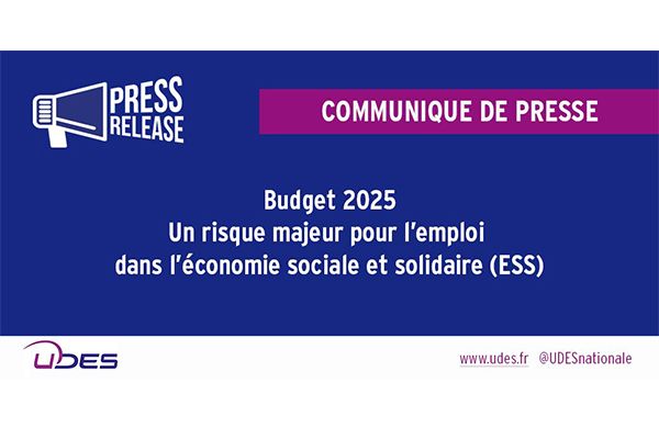 Communiqué de presse de l'UDES