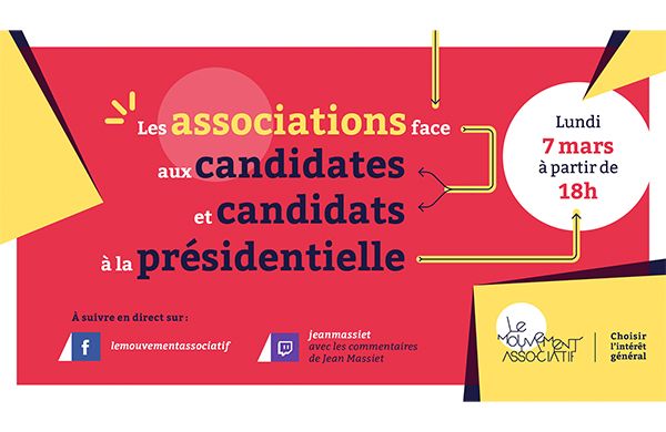 Les associations face aux candidats #Présidentielle2022