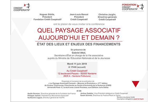 Colloque "Quel paysage associatif aujourd'hui et demain ?"