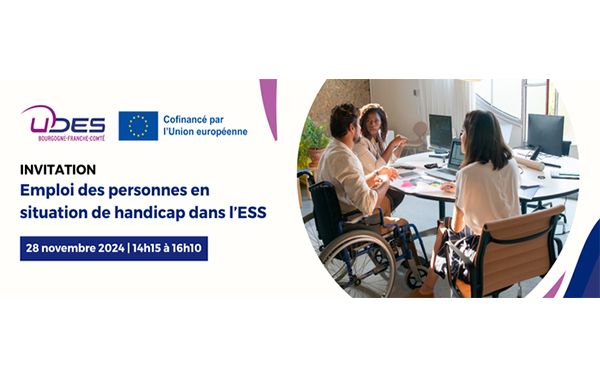 Conférence : Emploi des personnes en situation de handicap dans l'ESS