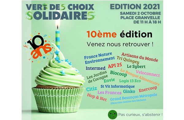 Vert(s) des Choix Solidaires  fête ses 10 ans !! 