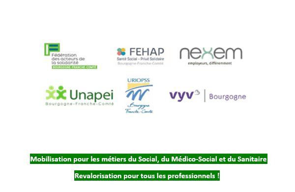 Mobilisation pour les métiers du Social, du Médico-Social et du Sanitaire – Revalorisation pour tous les professionnels !