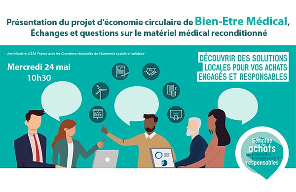 Achetons responsable, achetons du matériel médical reconditionné !