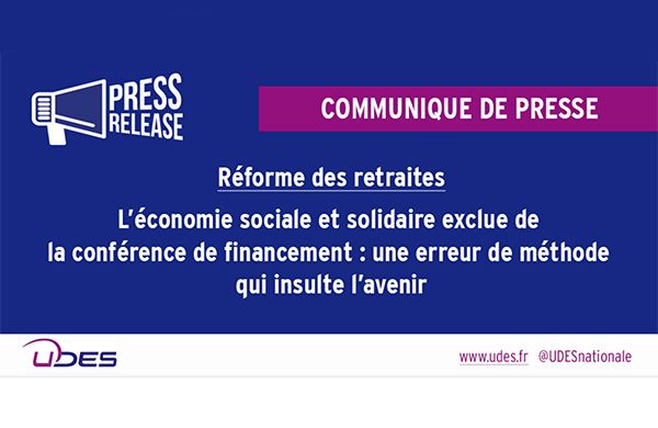 Retraites : L’ESS exclue de la conférence de financement