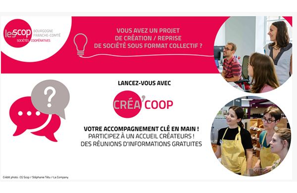 Réunions d'informations sur les statuts Scop et Scic en visioconférence