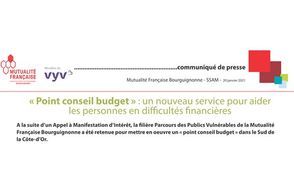 Nouveau "Point conseil budget"