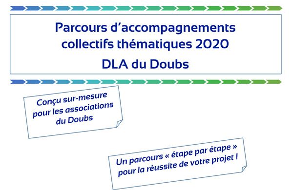 Parcours d’accompagnements collectifs thématiques 2020 du DLA 25 