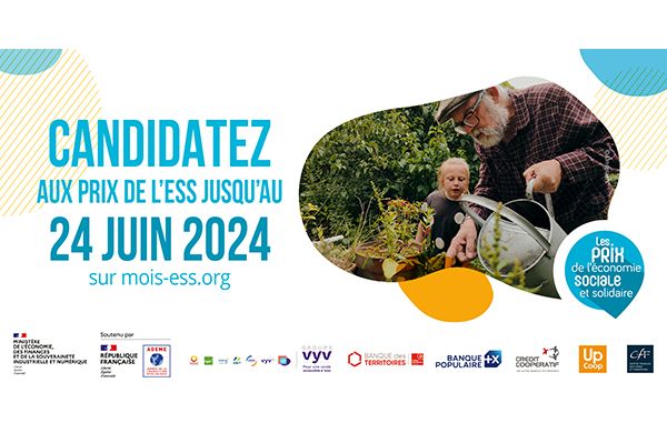 Édition 2024 des Prix de l'ESS !