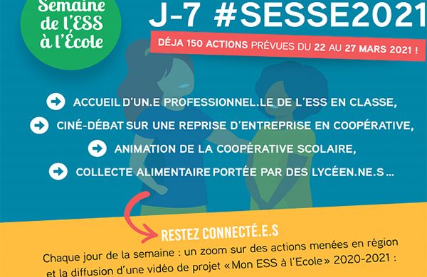 Semaine de l'ESS à l'Ecole 2021 - Invitation à une visioconférence du Crédit Coopératif 