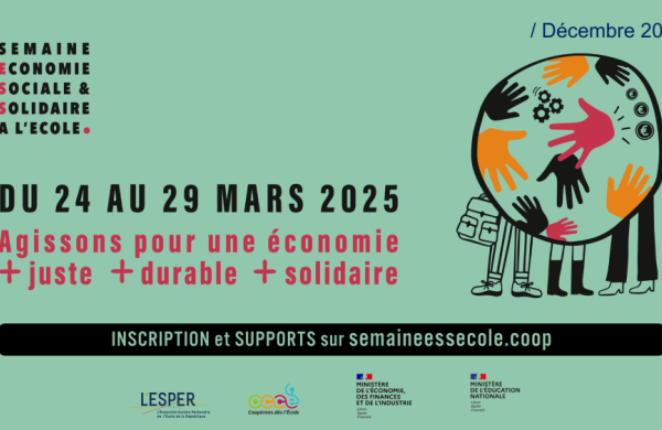 Lancement des inscriptions à la Semaine de l’ESS à l’École 2025