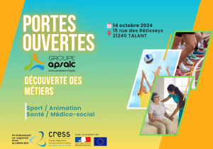 Portes Ouvertes à l’APSALC : Découvrez les métiers du sport, de l'animation, de la santé et du médico-social !