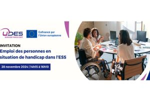 Conférence : Emploi des personnes en situation de handicap dans l'ESS