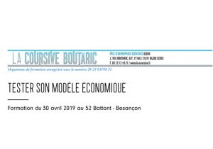 Formation du 52 Battant : Tester son modèle économique