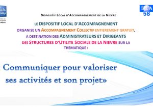 Accompagnement Collectif DLA "Communiquer pour valoriser ses activités et son projet"