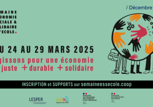 Lancement des inscriptions à la Semaine de l’ESS à l’École 2025