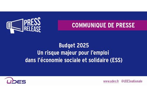 Communiqué de presse de l'UDES