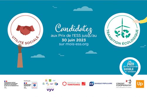Edition 2023 des Prix de l'ESS !